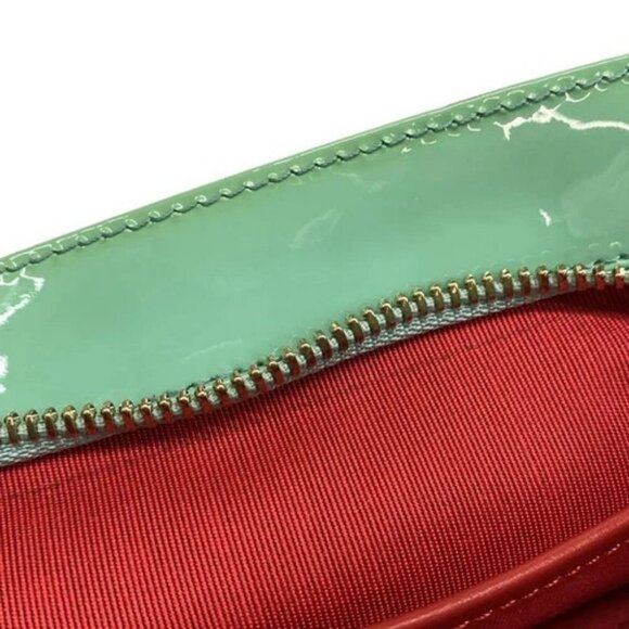 CHRISTIAN LOUBOUTIN Light Green Patent Leather Clutch Bag - Picture 13 of 15